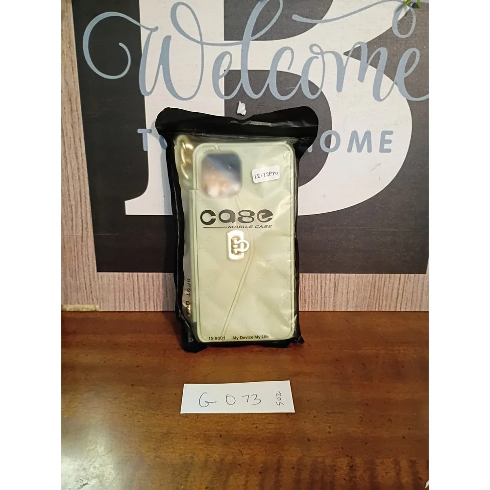 iPhone 12 12 Pro Case Quilted Mint Green Crossbody Chain Strap Hand Grip Cover